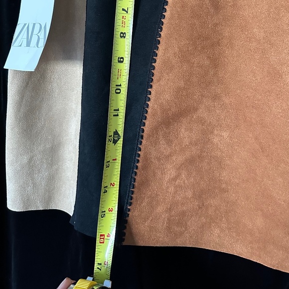 Zara faux suede Hippie skirt - Picture 4 of 6